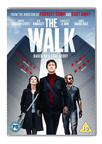 DVD cover for "The Walk" featuring Joseph Gordon-Levitt and supporting cast.