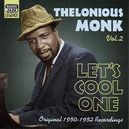 Thelonious Monk CD cover featuring a portrait of the jazz pianist.