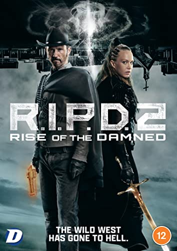 DVD cover for "R.I.P.D. 2" featuring two figures with weapons.