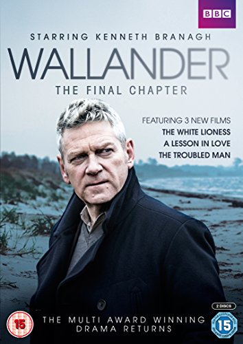 DVD cover for "Wallander - The Final Chapter" featuring Kenneth Branagh.