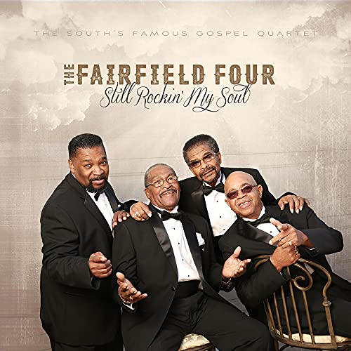 CD cover featuring four Black men in suits, The Fairfield Four.
