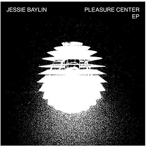 "Black vinyl record cover with white abstract design and artist name 'Jessie Baylin' at top."