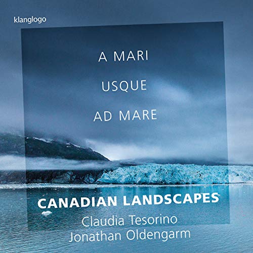 CD cover with a glacial landscape and white text: “Canadian Landscapes”.