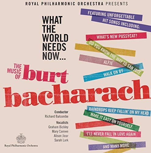 CD cover for Royal Philharmonic Orchestra’s tribute to Burt Bacharach.