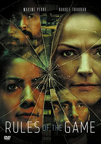 DVD cover for "Rules of the Game" featuring fractured portraits and intense stares.