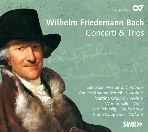 CD cover with portrait of man in 18th-century attire and text.