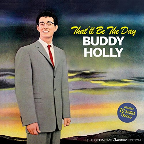 Buddy Holly album cover featuring a portrait and song title.