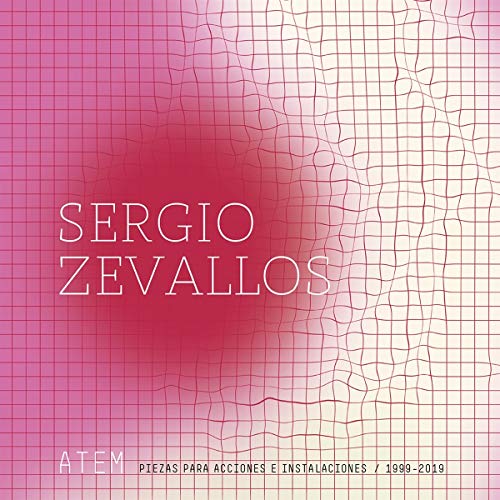 Vinyl album cover with pink and white gradient and cracked grid pattern.