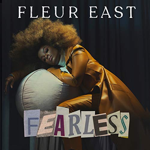 Album cover with a woman resting on a pillow, wearing a gold jacket.