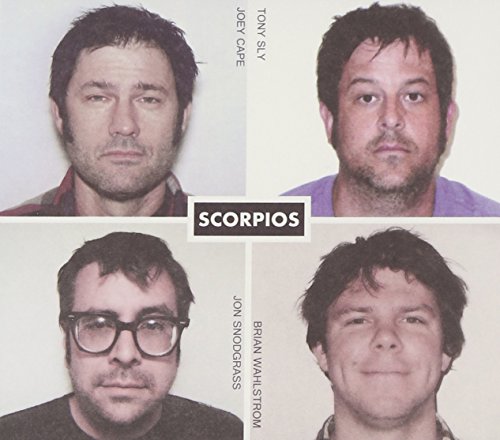 CD cover with four black and white mugshot-style portraits of men.