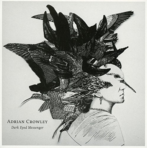 Black and white album cover featuring a man with birds emerging from his head.