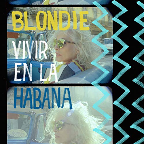 Blondie album cover: Debbie Harry in a vintage car, Havana.