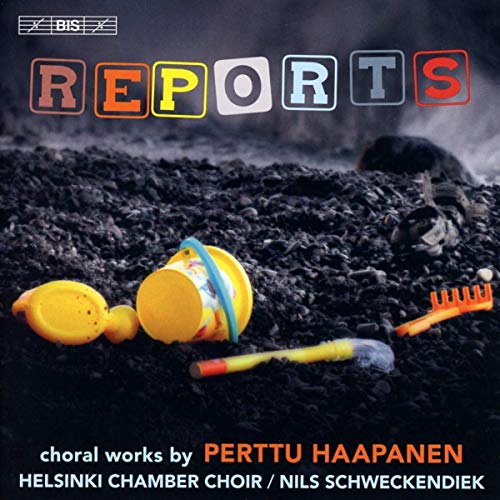 CD case featuring choral music by Perttu Haapanen, Helsinki Co/schweckendiek reports.