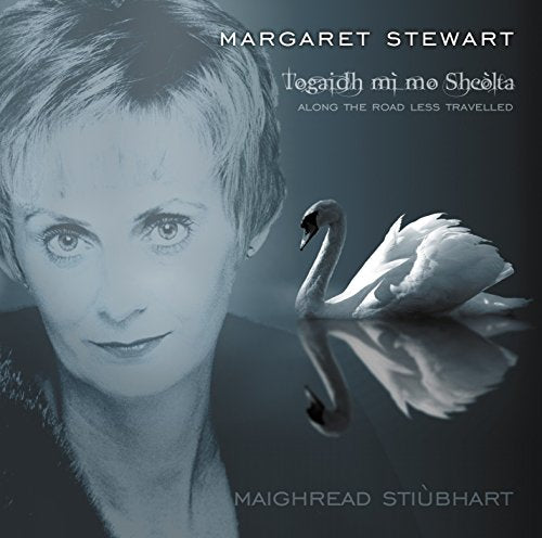 CD cover featuring a portrait of Margaret Stewart and a white swan.