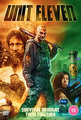 DVD cover for "Unit Eleven" depicting armed people in a post-apocalyptic scene.