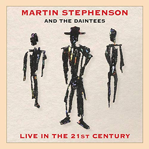 CD cover: three abstract black figures on a textured beige background.
