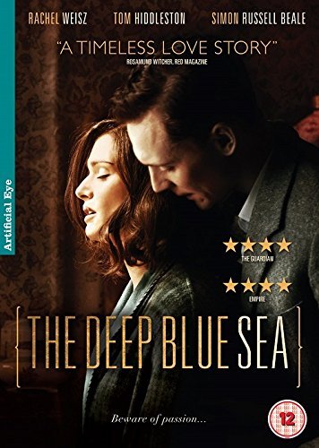 DVD cover for “The Deep Blue Sea” featuring a couple embracing.