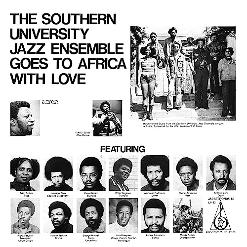 Vinyl album cover for “Southern University Jazz Ensemble - Goes To Africa With Love.”