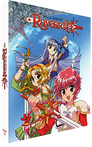 Blu-ray cover for "Magic Knight Rayearth Part 2" featuring three female characters.