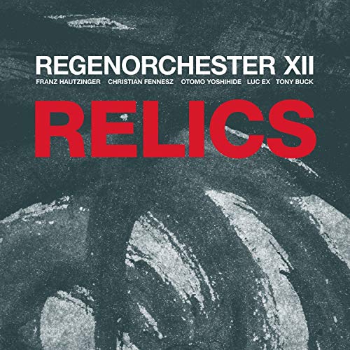 CD cover for Regenorchester Xii - Relics, with textured dark background.