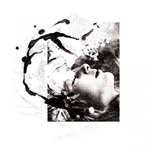 CD cover with a distorted, black and white portrait of a woman.