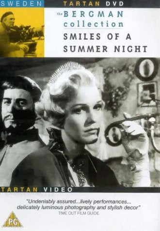 DVD cover for “Smiles of a Summer Night” featuring film stills and text.