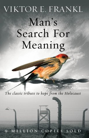 "Book cover with bird on barbed wire, concentration camp watchtower in the background."