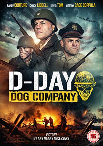 DVD cover for "D-Day: Dog Company" showing soldiers and war-torn scene.