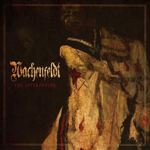 CD cover for Wachenfeldt’s “The Interpreter” with a dark, textured portrait.