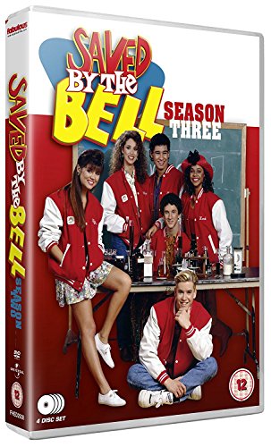 "Saved By The Bell Season 3 DVD case with main cast members on the cover."