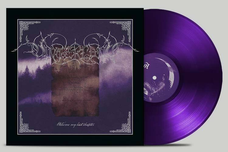Vinterland vinyl record with purple disc and forest-themed cover art.