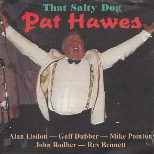 "Album cover featuring a man in white jacket with arms raised, singing."
