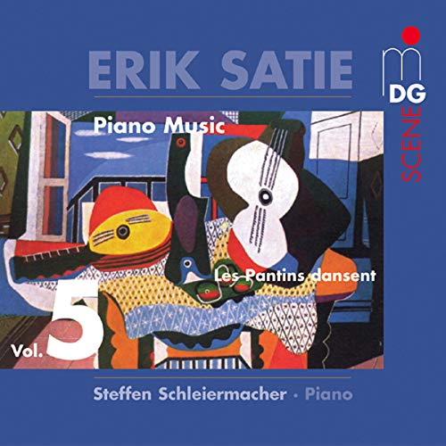 CD cover for Erik Satie piano music performed by Steffen Schleiermacher.