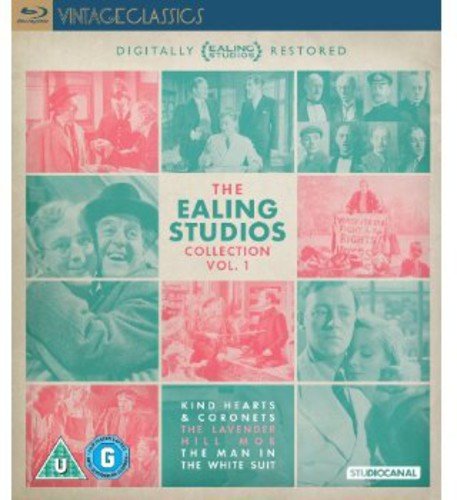 Blu-ray cover for "The Ealing Studios Collection Vol. 1" with film stills.