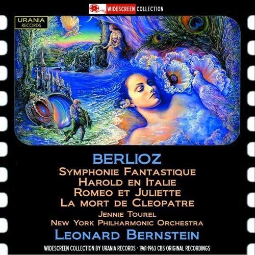 CD cover for Berlioz’s “Symphonie Fantastique” with romantic, surreal artwork.
