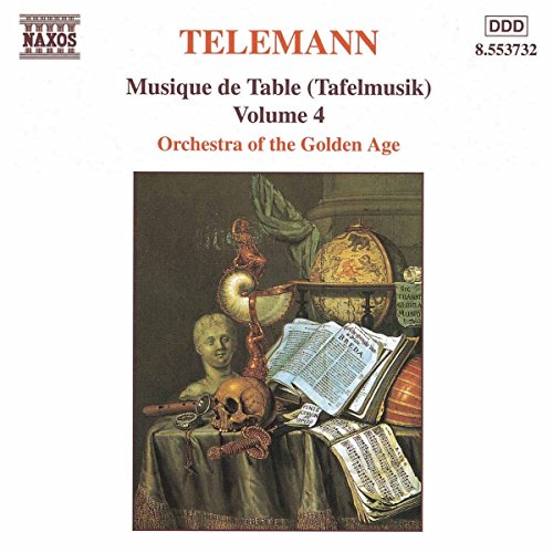 CD cover for Telemann’s Tafelmusik Vol. 4 with a still life painting.