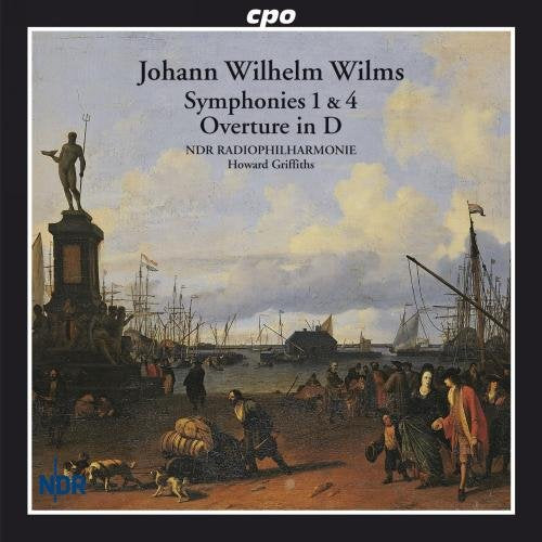 "CD cover with a 17th-century harbor scene painting, black border, and white text."