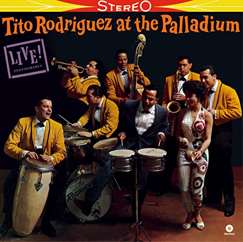 Tito Rodriguez album cover featuring a live band in formal wear.
