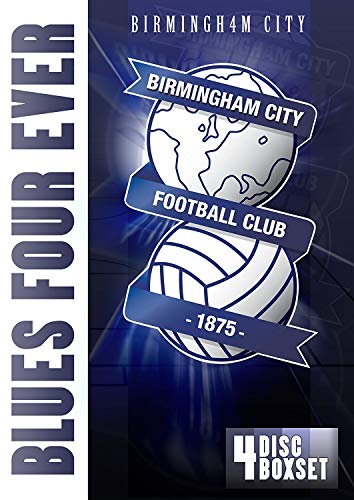 Birmingham City football club DVD cover featuring the team’s badge and logo.