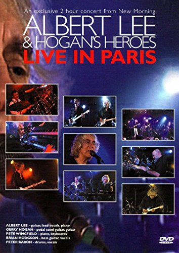 DVD cover for Albert Lee & Hogan's Heroes live concert in Paris.
