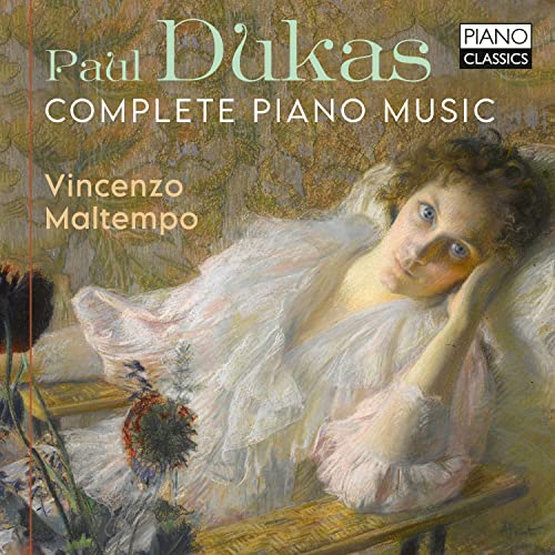 CD cover featuring a painting of a woman resting on pillows.