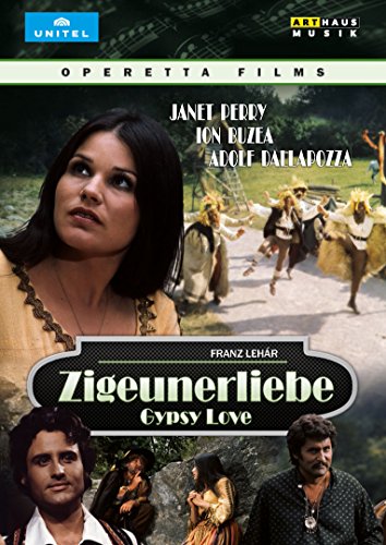 DVD cover for "Zigeunerliebe" featuring a collage of people in various scenes.