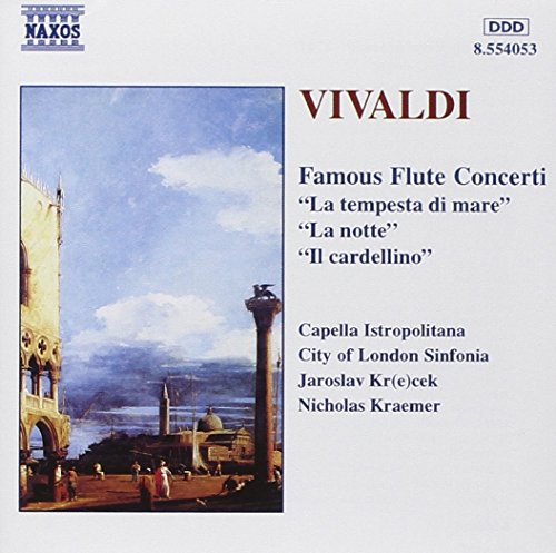 Vivaldi CD cover featuring a classical painting of a Mediterranean scene.