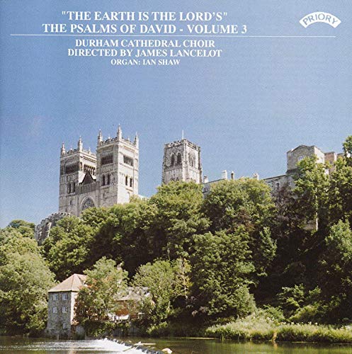 CD cover: Durham Cathedral framed by trees and a river.