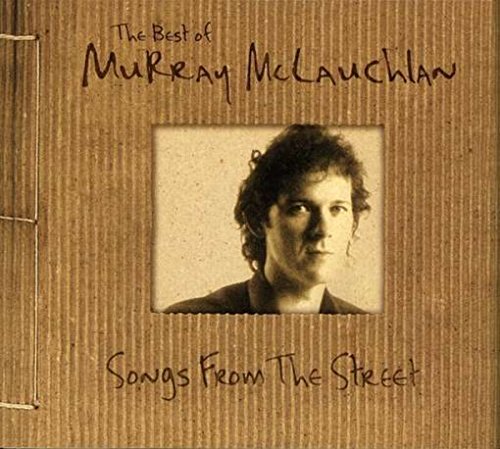 "Brown cardboard album cover with sepia-toned photo of Murray McLauchlan and handwritten-style text."