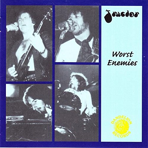 CD cover for Tractor’s “Worst Enemies” featuring black and white band photos.
