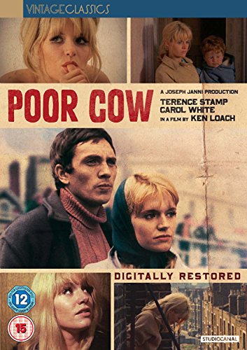 Poor Cow" DVD cover with portraits of actors Terence Stamp and Carol White.