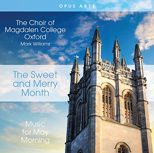 CD cover featuring Magdalen College tower against a blue sky.