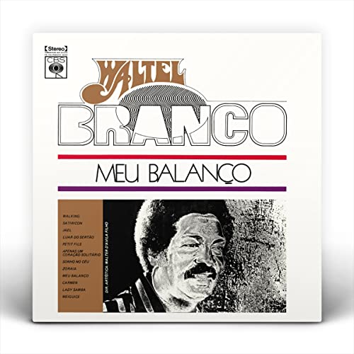 CD cover for Waltel Branco’s “Meu Balanço” featuring a portrait of the artist.