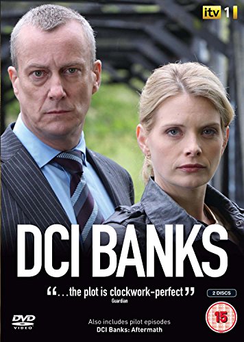 "DVD cover featuring a man and woman, with 'DCI Banks' written prominently."